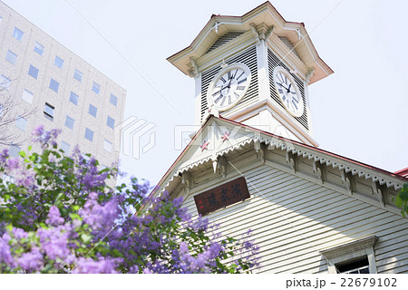 札幌時計台（+ライラック） 22679102