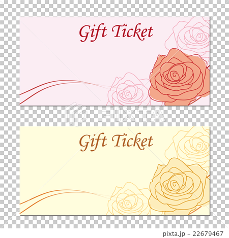 ギフト券 バラ1 22679467
