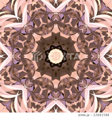 Symmetrical decorative patterns, multicolored. Symmetrical decorative patterns, multicolored. 22681588