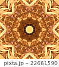 Symmetrical decorative patterns,  multicolored. 22681590