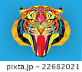 Tiger head with geometric style 22682021