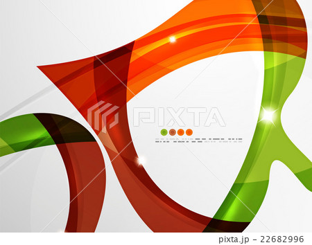 Leaf shape wave abstract background 22682996