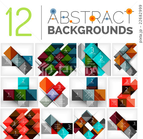 Collection of abstract backgrounds 22682999