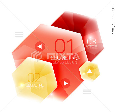 Glass color hexagons Glass color hexagons 22683108
