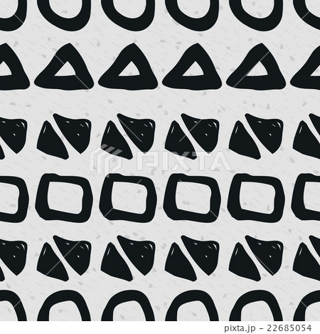 Hand-drawn geometric seamless pattern Hand-drawn geometric seamless pattern 22685054