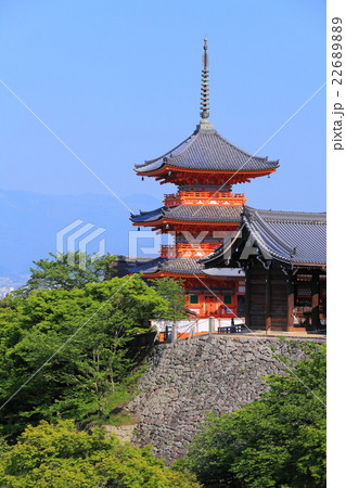 清水寺　三重塔 22689889