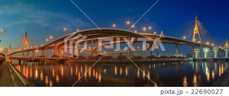 bhumiphol bridge landmark bangkok thailand 22690027
