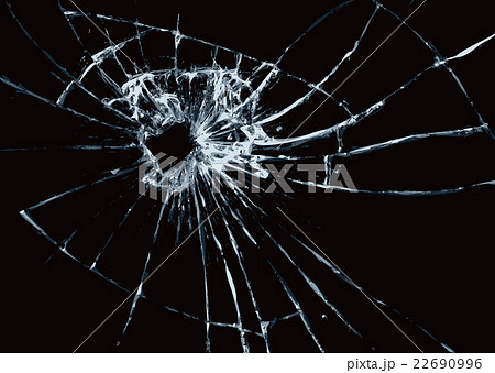 割れたガラス 22690996