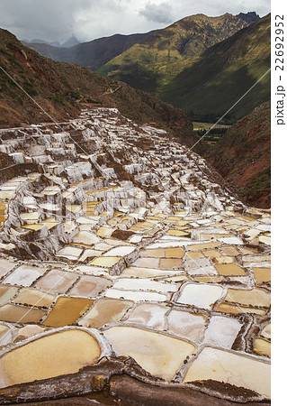 Salina de Maras near Cuzco in Sacred Valley Peru 22692952