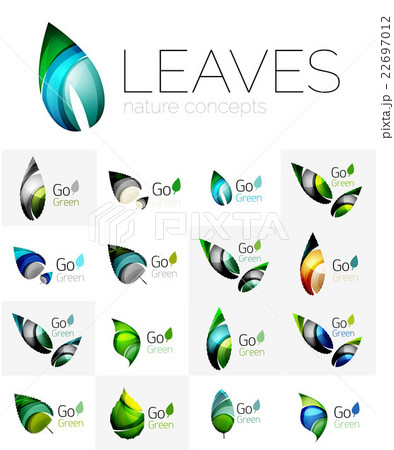 Leaf logo set Leaf logo set 22697012