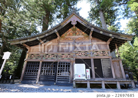 日光東照宮 神厩舎の写真素材