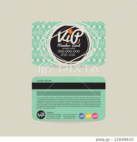 Front And Back VIP Member Card Template. Front And Back VIP Member Card Template. 22698610