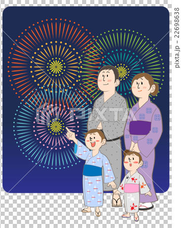 Sightseeing fireworks with family Sightseeing fireworks with family 22698638