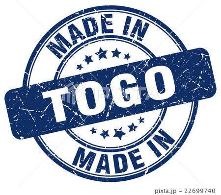 made in Togo blue grunge round stamp made in Togo blue grunge round stamp 22699740