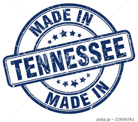 made in Tennessee blue grunge round stamp made in Tennessee blue grunge round stamp 22699761