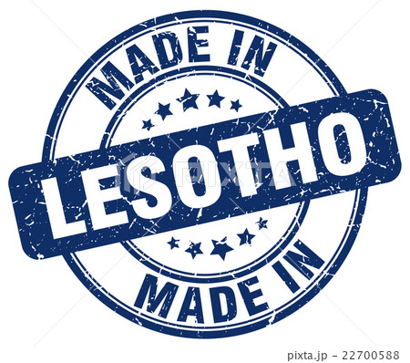made in Lesotho blue grunge round stamp made in Lesotho blue grunge round stamp 22700588