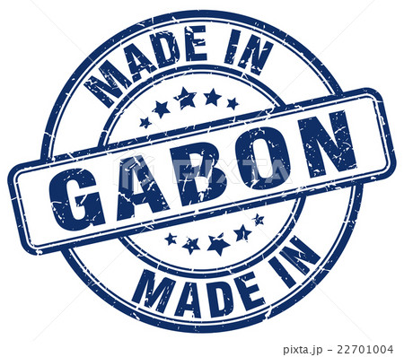 made in Gabon blue grunge round stamp made in Gabon blue grunge round stamp 22701004