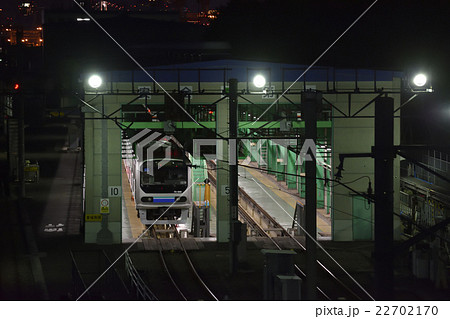 東京臨海高速鉄道八潮車両基地の夜景 東京臨海高速鉄道八潮車両基地の夜景 22702170