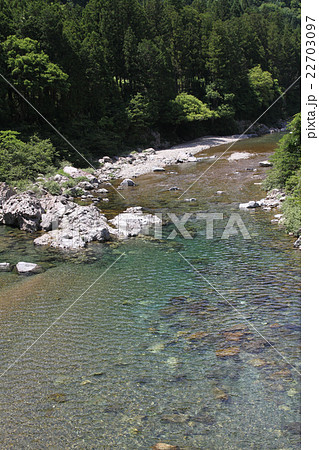 初夏の板取川　岐阜県関市 22703097