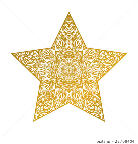 abstract star. mandala ornate. 22708404
