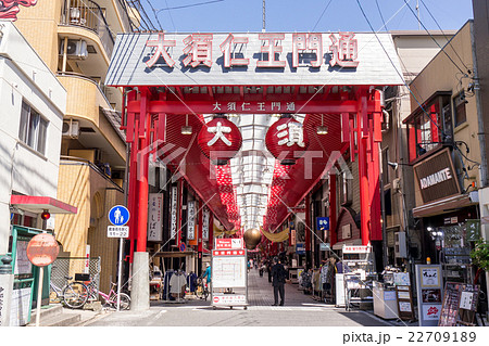 名古屋街並　大須　大須仁王門通り 22709189