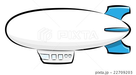 飛行船のイラスト素材 22709203 Pixta