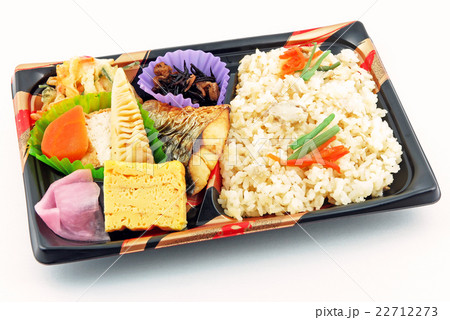 鯛の炊き込みご飯の弁当 22712273