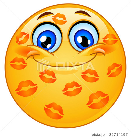 Kissed emoticon 22714197