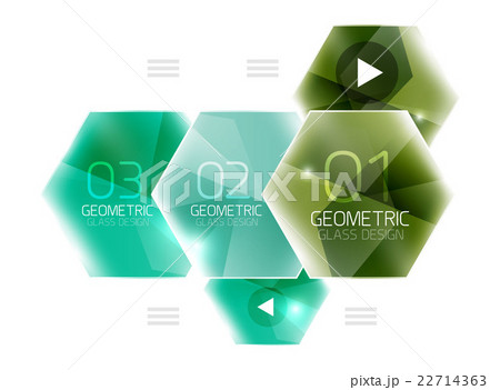 Glass color hexagons 22714363