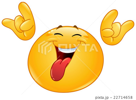 Rock it emoticon 22714658