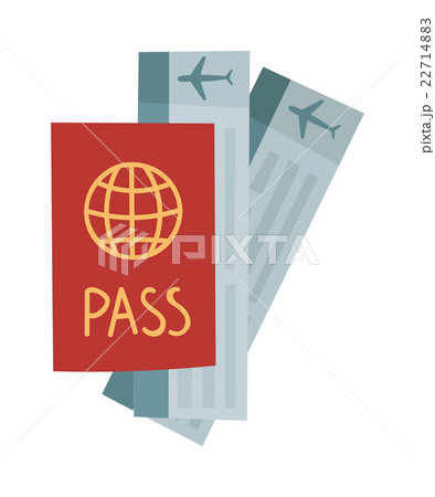 Vector illustration passport with tickets. 22714883