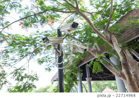 CCTV camera or surveillance operating. 22714968