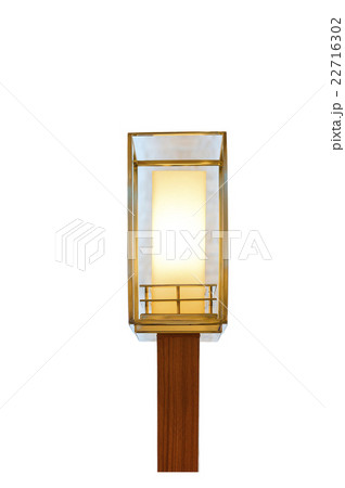 Japan lamp isolated on white 22716302