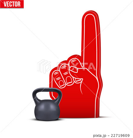 Powerlifting gym Sports Fan Foam Fingers and 22719609