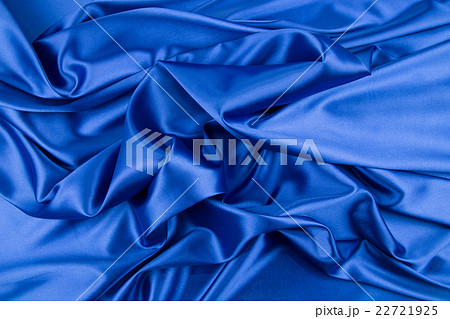 Blue silk drapery. 22721925