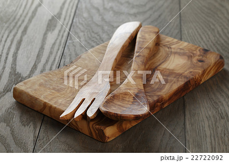 composition with olive kitchen utensils on table composition with olive kitchen utensils on table 22722092
