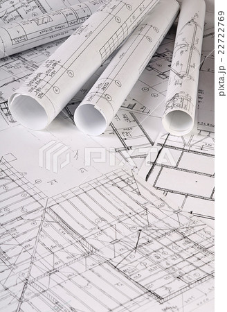 The projects of houses a background 22722769