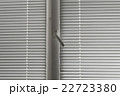grey horizontal jalousie in window 22723380