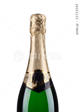 Close up of champagne bottle. 22723593