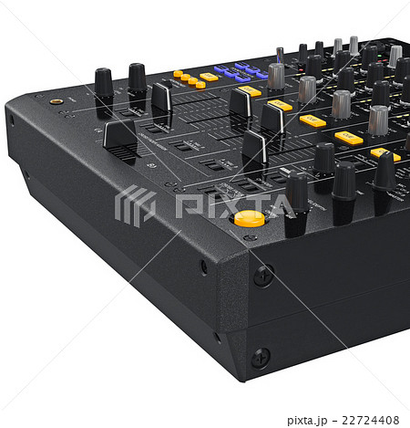 Control panel buttons dj mixer, close view  22724408