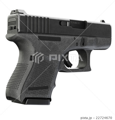 Gun metallic police, military 22724670