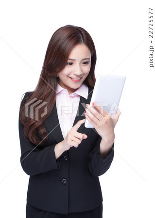 Business woman use tablet pc Business woman use tablet pc 22725577