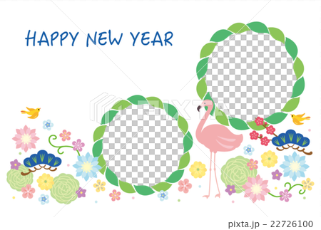 新年卡模板＆框架 22726100