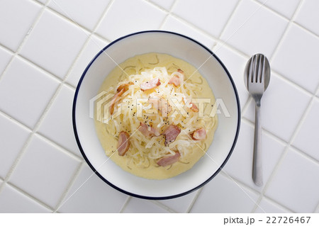 こんにゃくパスタ カルボナーラ こんにゃくパスタ カルボナーラ 22726467