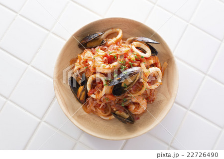 こんにゃくパスタ　ペスカトーレ 22726490