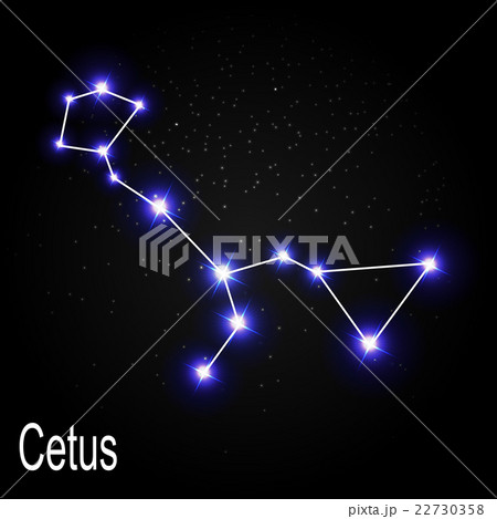 Cetus Constellation with Beautiful Bright Stars on 22730358