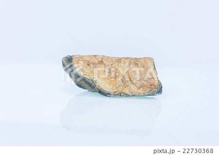 gray rock on white background 22730368