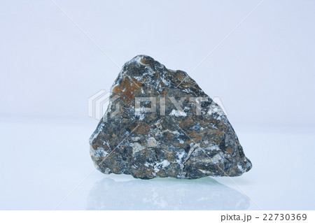 gray rock on white background 22730369