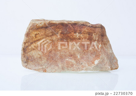 red rock on white background 22730370