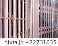 close up steel sliding door 22731035